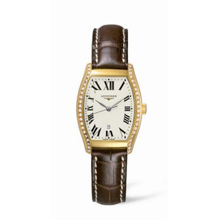 Longines - L2.155.7.71.2  Evidenza 26 Quartz Yellow Gold Diamonds