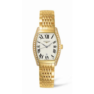 Longines - L2.155.7.71.6  Evidenza 26 Quartz Yellow Gold Diamonds