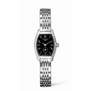 Longines - L2.175.4.53.6  Evidenza 19.6 Stainless Steel Black Bracelet