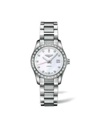 Longines - L2.285.0.87.6  Conquest Classic Automatic 29.5 Stainless Steel / Diamond / MOP