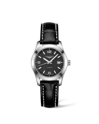 Longines - L2.285.4.56.3  Conquest Classic Automatic 29.5 Stainless Steel / Black / Strap