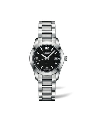 Longines - L2.285.4.56.6  Conquest Classic Automatic 29.5 Stainless Steel / Black / Bracelet