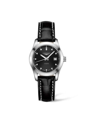 Longines - L2.285.4.58.3  Conquest Classic Automatic 29.5 Stainless Steel / Black / Strap