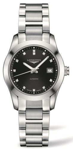 Longines - L2.285.4.58.6  Conquest Classic Automatic 29.5 Stainless Steel / Black / Bracelet