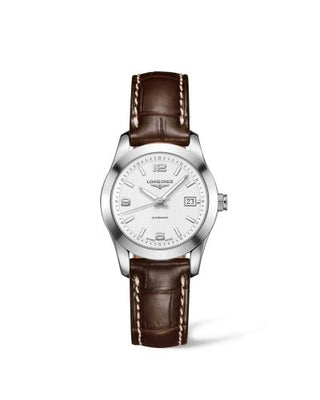 Longines - L2.285.4.76.3  Conquest Classic Automatic 29.5 Stainless Steel / White / Strap