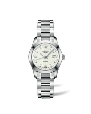 Longines - L2.285.4.76.6  Conquest Classic Automatic 29.5 Stainless Steel / White / Bracelet