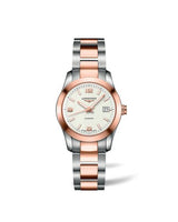 Longines Conquest Classic Automatic 29.5 Stainless Steel / Red Gold / MOP / Bracelet (L2.285.5.76.7)