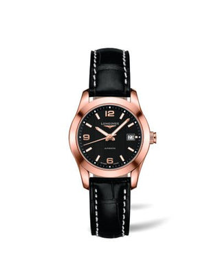 Longines - L2.285.8.56.3  Conquest Classic Automatic 29.5 Red Gold / Black