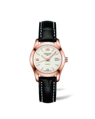 Longines - L2.285.8.76.3  Conquest Classic Automatic 29.5 Red Gold / White