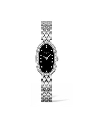 Longines - L2.305.0.57.6  Symphonette M Diamond / Black / Bracelet