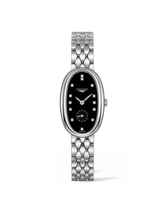 Longines - L2.306.4.57.6  Symphonette L Black / Bracelet.