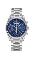 Longines Master Collection 40mm Annual Calendar Stainless Steel / Blue / Alligator (L2.673.4.92.6)