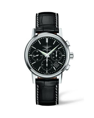 Longines - L2.733.4.52.0  Column-Wheel Chronograph Black