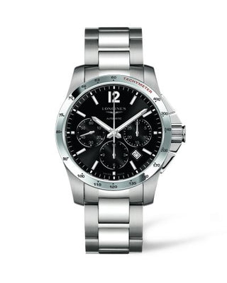 Longines - L2.743.4.56.6  Conquest Chronograph Automatic 41mm Black