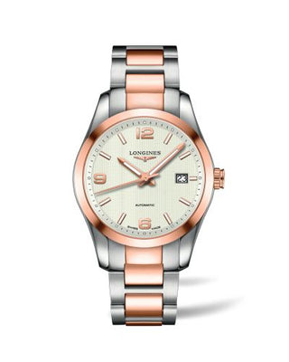 Longines - L2.785.5.76.7  Conquest Classic Automatic 40 Stainless Steel / Red Gold / Silver