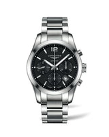 Longines Conquest Classic Moonphase Stainless Steel / Black / Bracelet (L2.786.4.56.6)