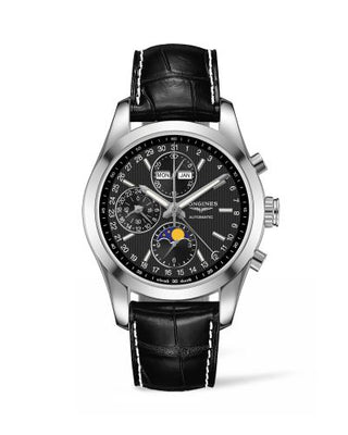 Longines - L2.798.4.52.3  Conquest Classic Moonphase Stainless Steel / Black