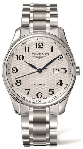 Longines - L2.893.4.78.6  Master Collection 42 Date Stainless Steel / Silver-Arabic / Bracelet