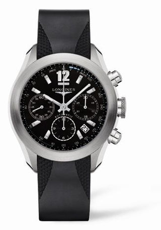 Longines - L3.635.4.56.9  GrandeVitesse Chronograph Black Rubber