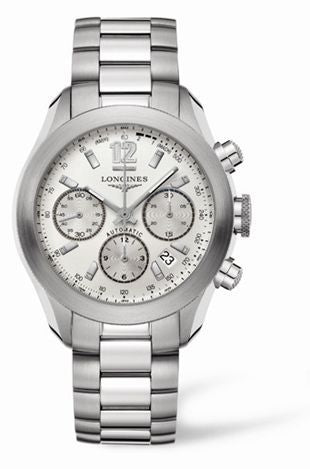 Longines - L3.635.4.76.6  GrandeVitesse Chronograph Silver Bracelet