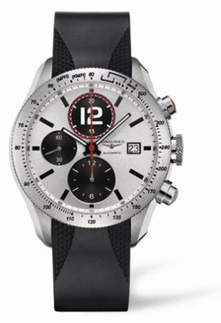 Longines - L3.636.4.70.9  GrandeVitesse Tachymeter Panda Rubber