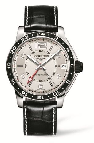 Longines - L3.668.4.76.0  Admiral GMT Ivory Black