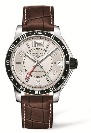 Longines - L3.668.4.76.3  Admiral GMT Ivory Brown