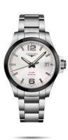 Longines Conquest V.H.P. 41 Stainless Steel / Ceramic / Black / Bracelet (L3.719.4.76.6)