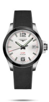 Longines Conquest V.H.P. 41 Stainless Steel / Ceramic / Silver / Bracelet (L3.719.4.76.9)