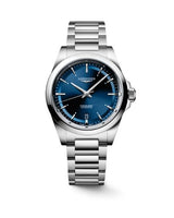 Longines Conquest 34 Stainless Steel / Ice Blue  / Rubber (L3.720.4.92.6)