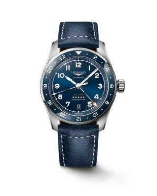 Longines - L3.802.4.93.2  Spirit Zulu Time 39 Stainless Steel / Blue / Strap