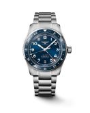 Longines - L3.802.4.93.6  Spirit Zulu Time 39 Stainless Steel / Blue / Bracelet