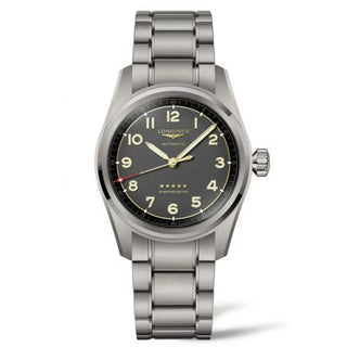 Longines - L3.810.1.53.6  Spirit Automatic 40 Titanium / Bracelet