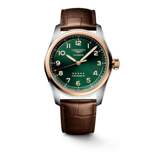 Longines - L3.811.5.09.9  Spirit Automatic 42 Stainless Steel - Rose Gold / Green / Macau Edition