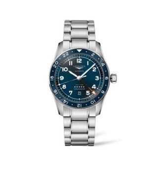 Longines - L3.812.4.93.6  Spirit Zulu Time 42 Blue / Bracelet