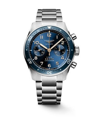 Longines - L3.821.4.93.6  Spirit Flyback 42 Stainless Steel / Blue / Bracelet