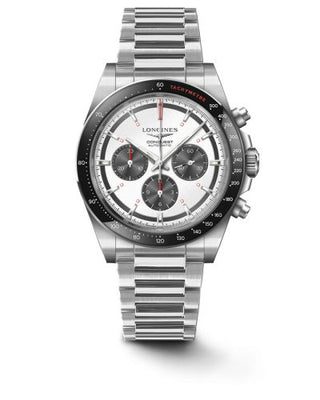 Longines - L3.835.4.72.6  Conquest Chronograph 42 Stainless Steel / Silver / Bracelet