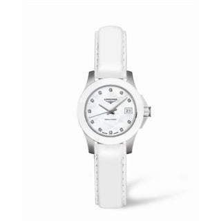 Longines - L3.157.4.87.2  Conquest Quartz 25 Ceramic