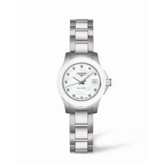 Longines - L3.157.4.87.6  Conquest Quartz 25 Ceramic