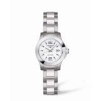 Longines Conquest 29.5 Quartz Stainless Steel Diamond Bezel (L3.158.4.16.6)