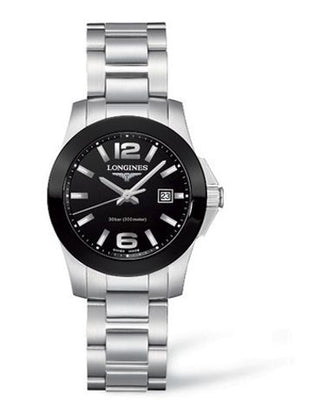 Longines - L3.257.4.56.6  Conquest 29.5 Quartz Ceramic