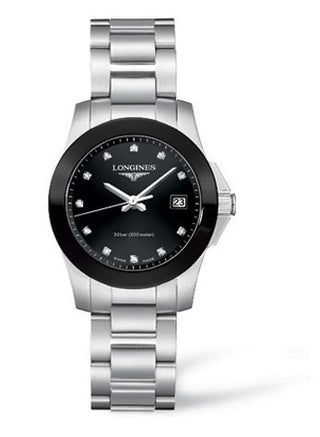 Longines - L3.257.4.57.6  Conquest 29.5 Quartz Ceramic