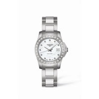 Longines Conquest 29.5 Quartz Stainless Steel Diamond Bezel (L3.258.0.89.6)