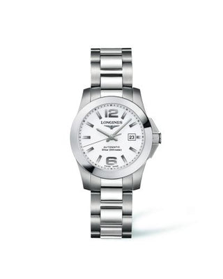 Longines - L3.276.4.16.6  Conquest 29.5 Automatic Stainless Steel White