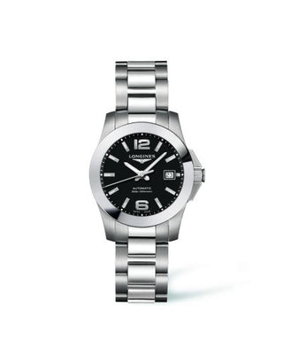 Longines - L3.276.4.58.6  Conquest 29.5 Automatic Stainless Steel Black