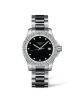 Longines Conquest 35 Quartz Stainless Steel Diamond Bezel (L3.280.0.57.7)