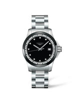 Longines Conquest 35 Quartz Stainless Steel Diamond Bezel (L3.281.0.57.6)