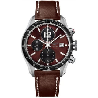 Longines - L3.636.4.60.0  GrandeVitesse Tachymeter Brown Strap XL