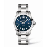 Longines Conquest Automatic 41mm Silver Leather (L3.656.4.96.6)