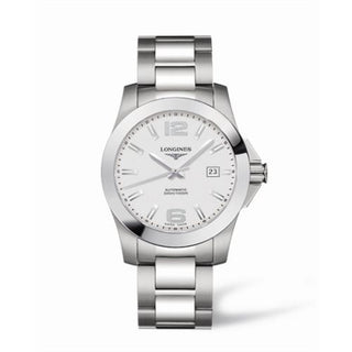 Longines - L3.658.4.76.6  Conquest Automatic 41mm Silver